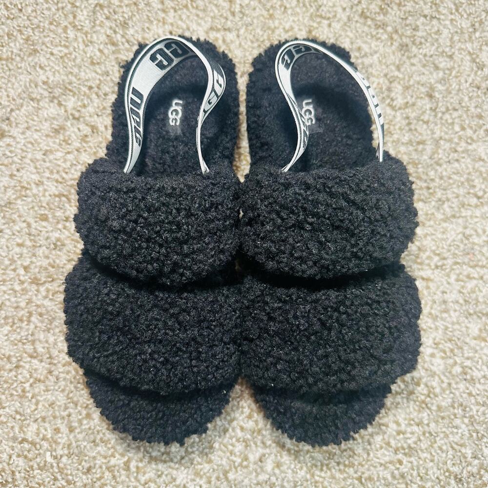 Ugg Fluff Slides 10 Woman - Picture 2 of 5